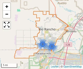 Area schools map